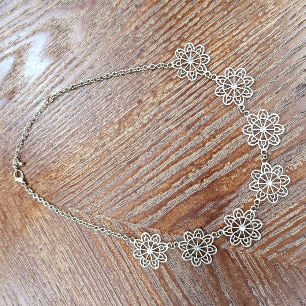 Statement Flower Necklace